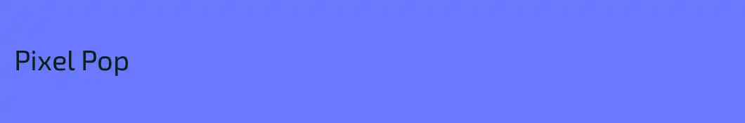 Pixel Pop